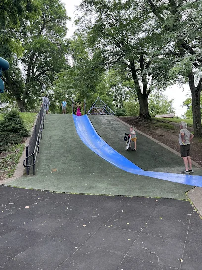 Blue Slide Playground