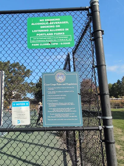 Deering Oaks Park pickle ball courts — image 1