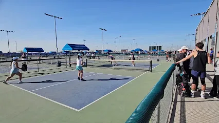 Pickleball center court